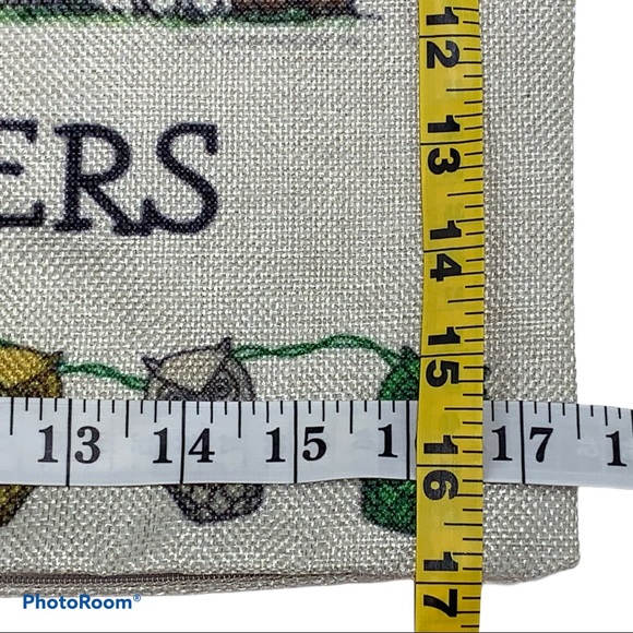 HAPPY CAMPER Throw Pillow Zipper Cover 17”x17” RV Caravan Traveler Vacation - Picture 4 of 4